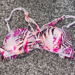 Push up front clip PINK Bra